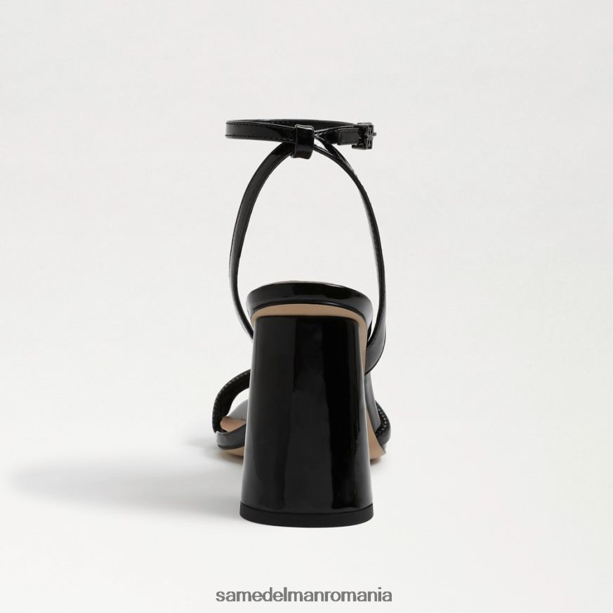 Sam Edelman încălţăminte brevet negru femei sandale kia cu toc bloc HN448Z114