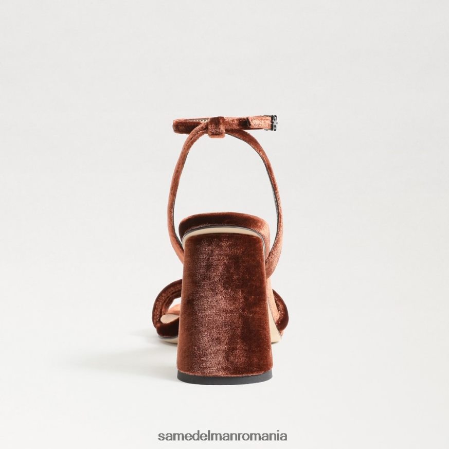 Sam Edelman încălţăminte catifea caldă de cupru femei sandale kia cu toc bloc HN448Z101
