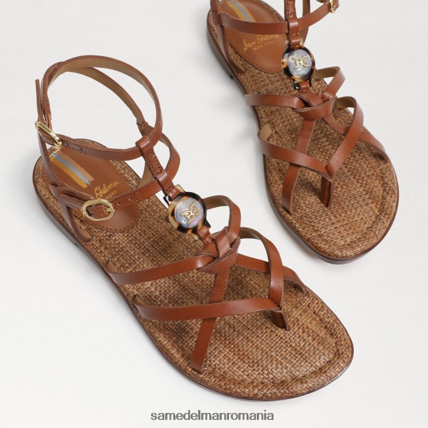 Sam Edelman încălţăminte coniac bogat femei sandală gladiator Gwen HN448Z247