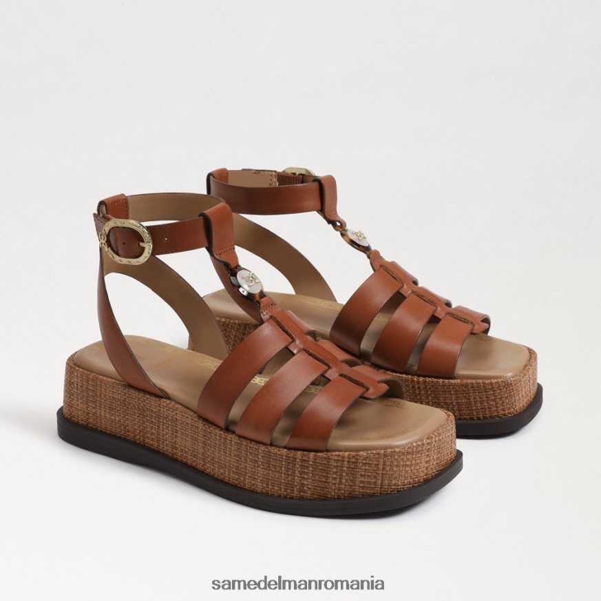 Sam Edelman încălţăminte coniac bogat femei sandală gladiator cu platformă naima HN448Z601