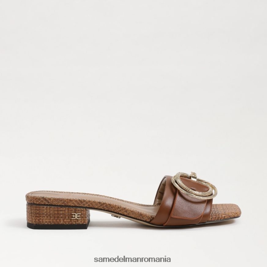 Sam Edelman încălţăminte coniac bogat femei sandale delfi slide HN448Z704