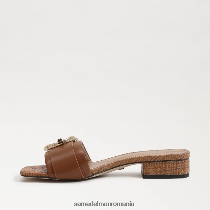 Sam Edelman încălţăminte coniac bogat femei sandale delfi slide HN448Z704