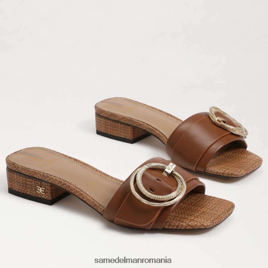Sam Edelman încălţăminte coniac bogat femei sandale delfi slide HN448Z704