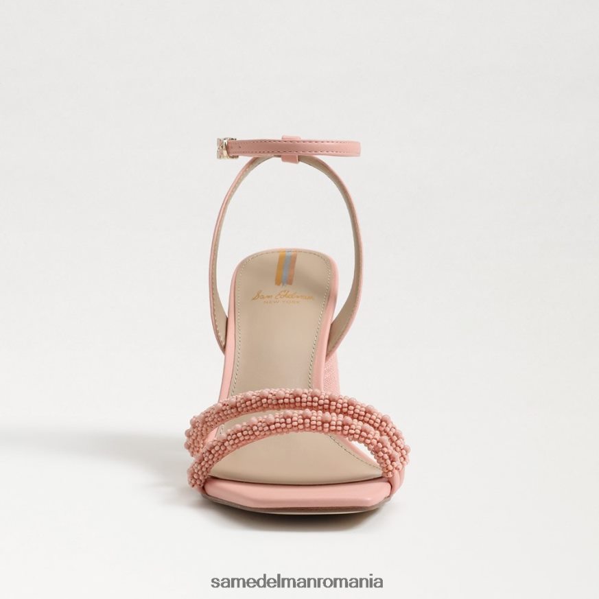 Sam Edelman încălţăminte coral piersic femei sandale kia cu toc bloc cu margele HN448Z711