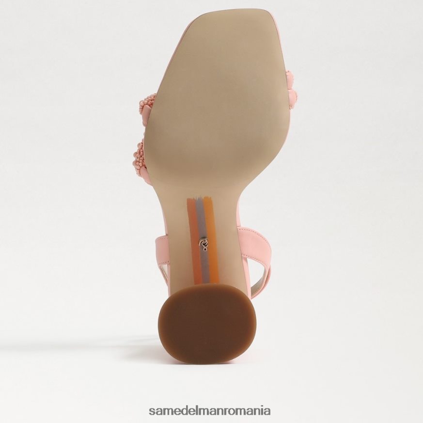 Sam Edelman încălţăminte coral piersic femei sandale kia cu toc bloc cu margele HN448Z711