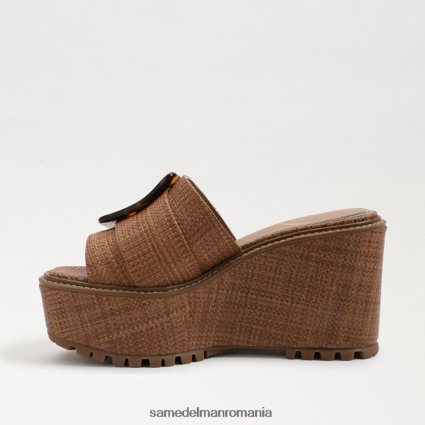 Sam Edelman încălţăminte cuoio weave femei sandale cu pană livi espadrile HN448Z340