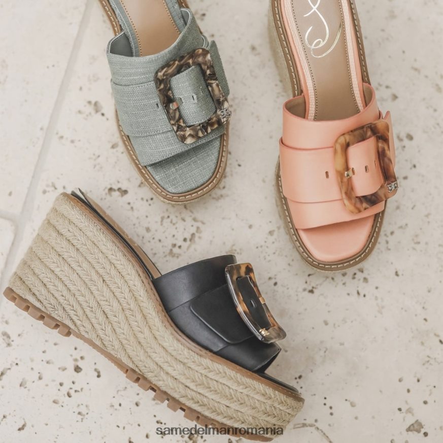 Sam Edelman încălţăminte cuoio weave femei sandale cu pană livi espadrile HN448Z340