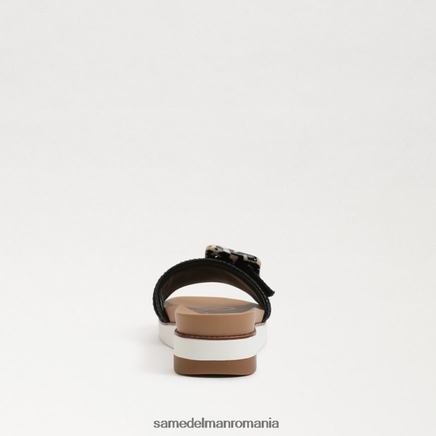 Sam Edelman încălţăminte țesătură neagră femei sandală ariane slide HN448Z184