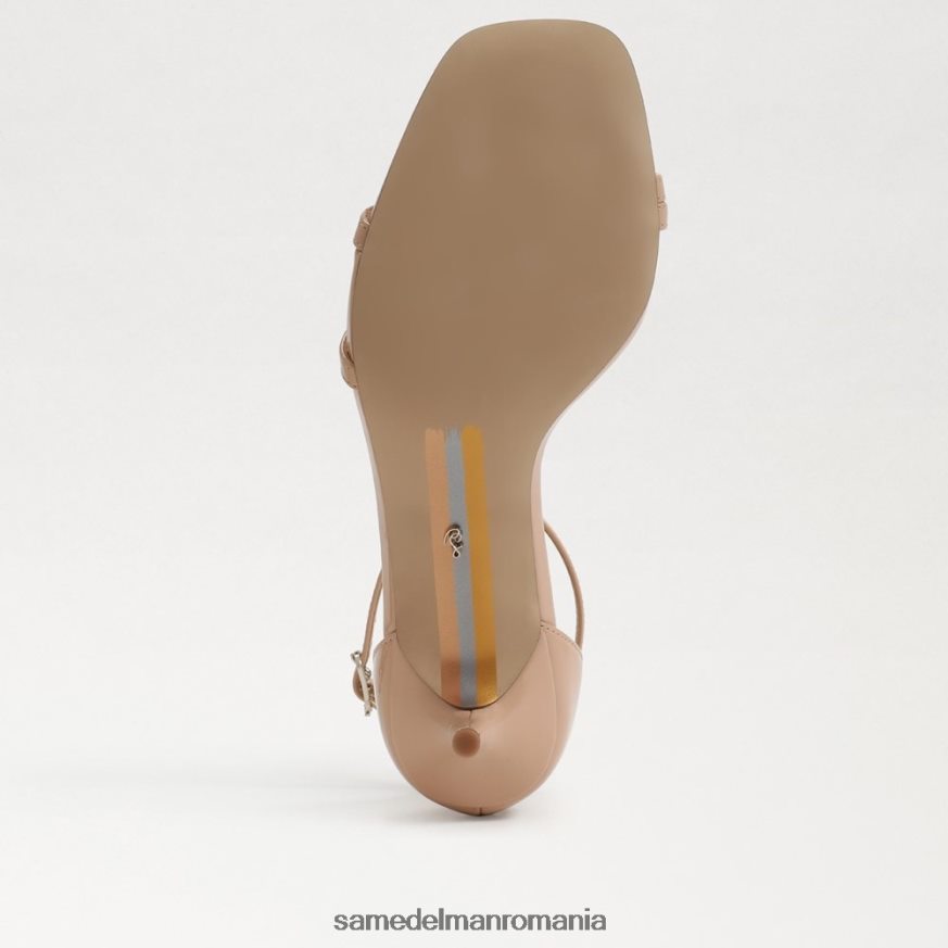 Sam Edelman încălţăminte fard de obraz bej femei sandale cu toc pisicuță bujor HN448Z502