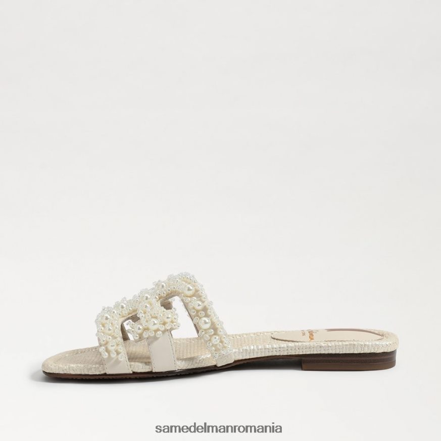 Sam Edelman încălţăminte fildeș modern femei sandale bay perla slide HN448Z498