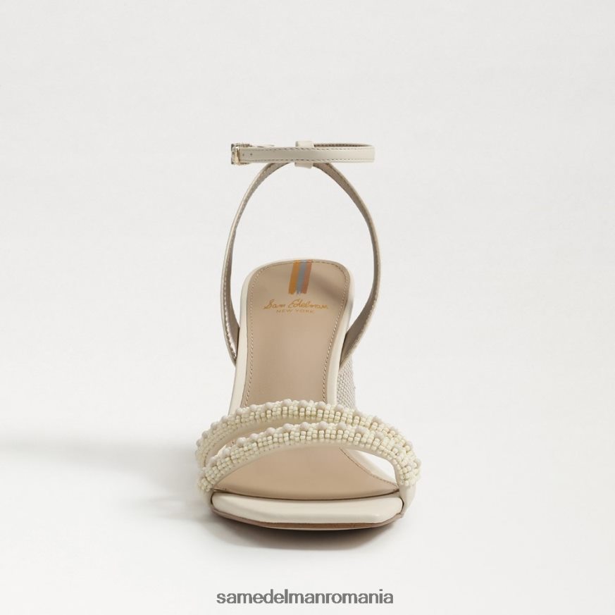 Sam Edelman încălţăminte fildeș modern femei sandale cu toc bloc cu margele kia HN448Z488