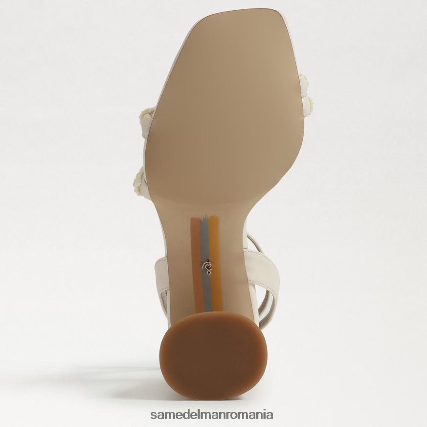 Sam Edelman încălţăminte fildeș modern femei sandale cu toc bloc cu margele kia HN448Z488
