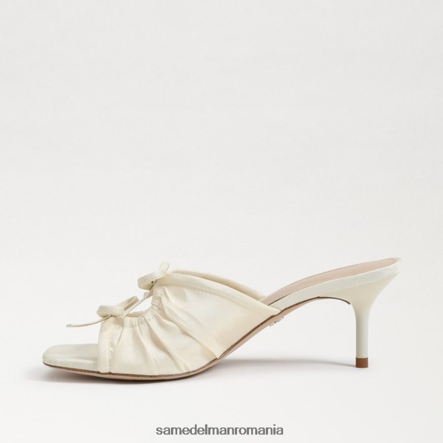 Sam Edelman încălţăminte fildeș perlat femei pia toc cu bretele HN448Z598