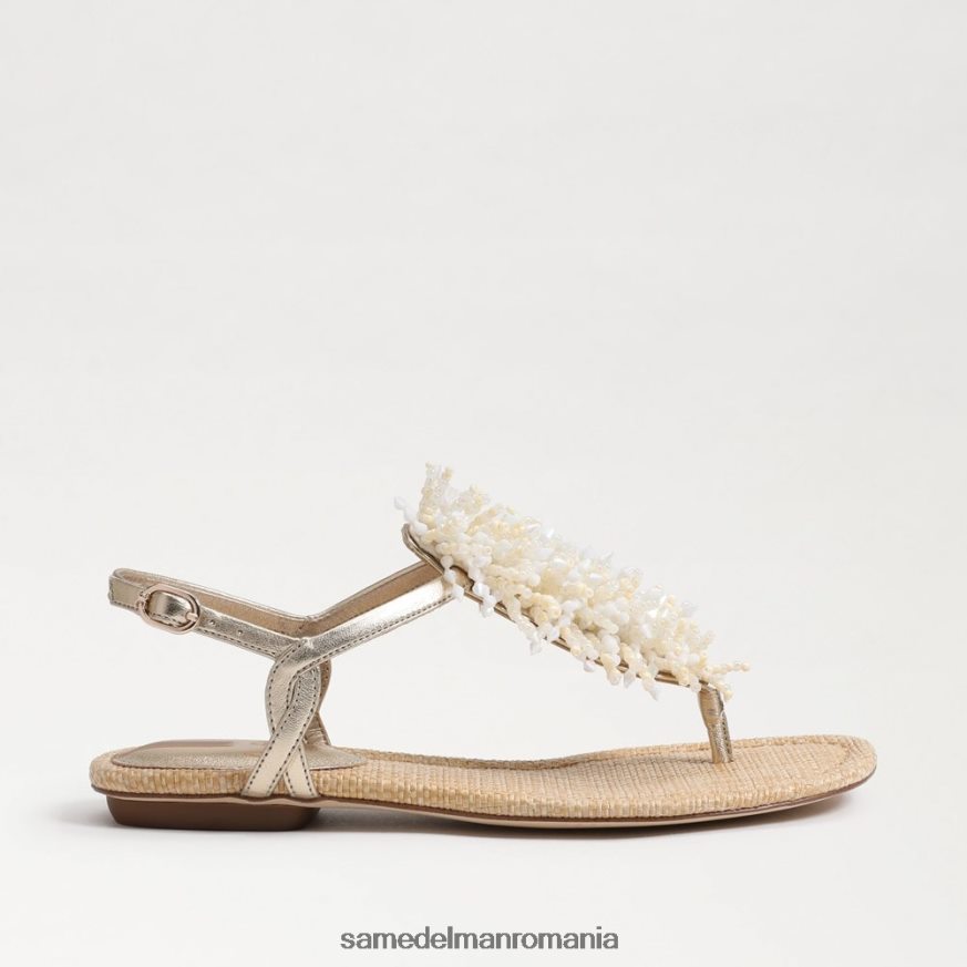 Sam Edelman încălţăminte frunza de aur femei brinda sandale tanga HN448Z727