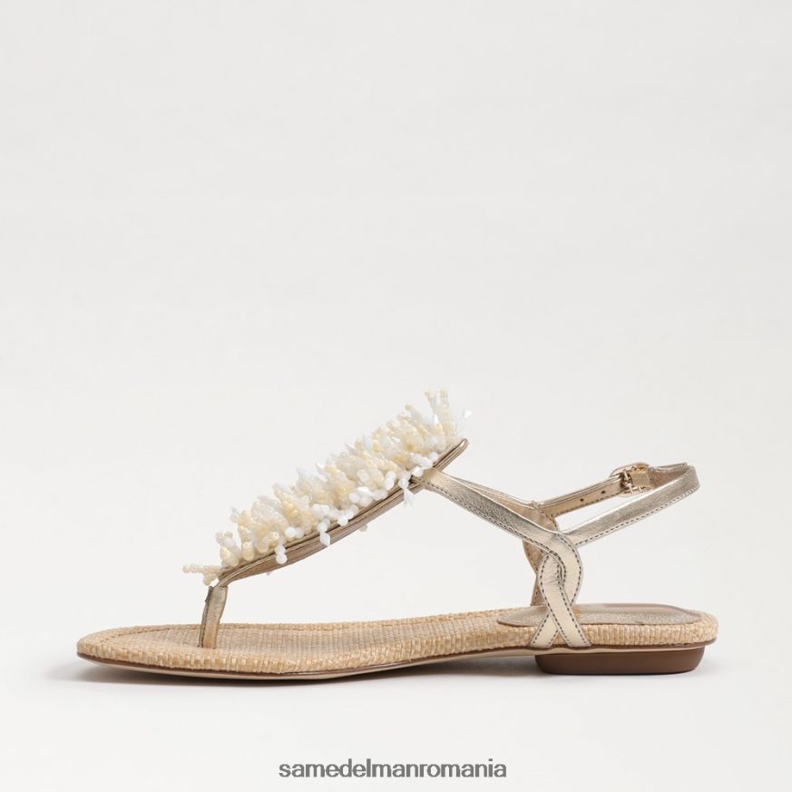 Sam Edelman încălţăminte frunza de aur femei brinda sandale tanga HN448Z727