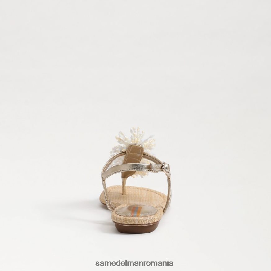 Sam Edelman încălţăminte frunza de aur femei brinda sandale tanga HN448Z727