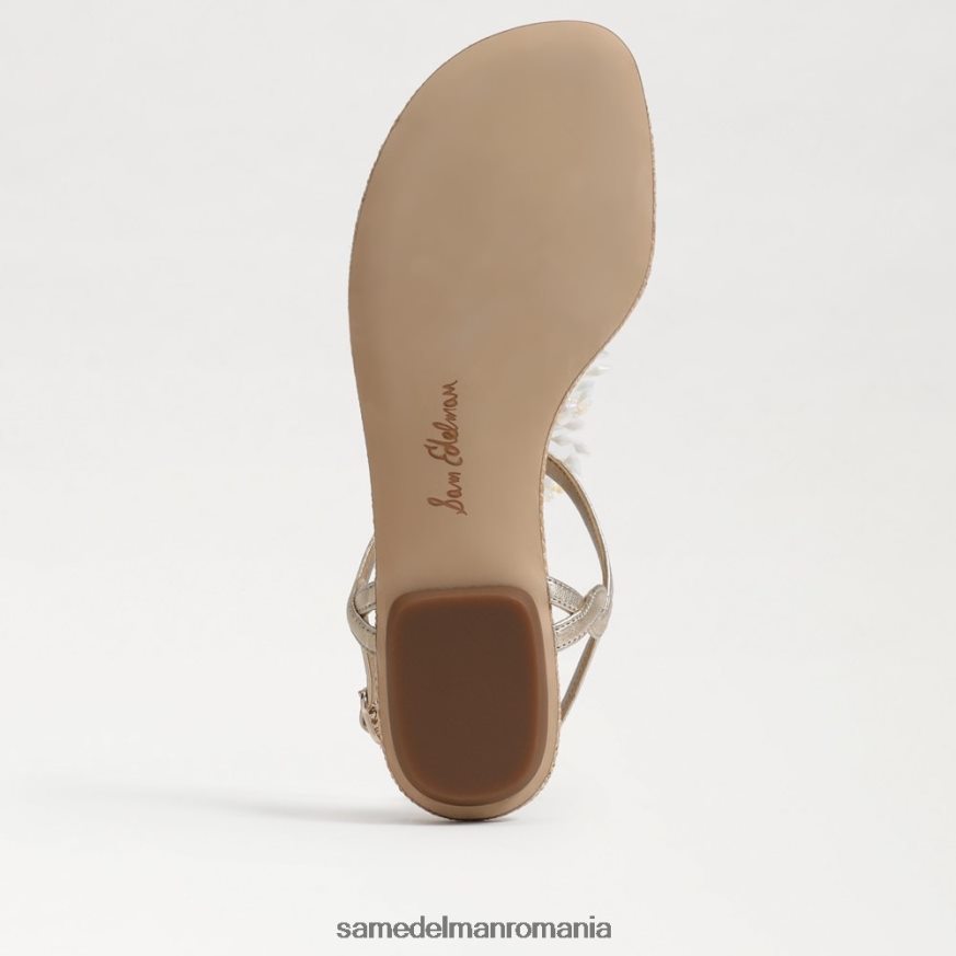 Sam Edelman încălţăminte frunza de aur femei brinda sandale tanga HN448Z727