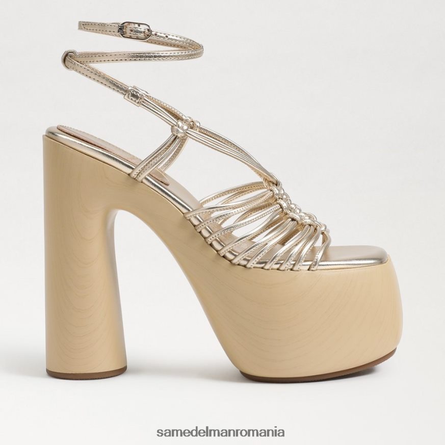 Sam Edelman încălţăminte frunza de aur femei gia platformă toc HN448Z697