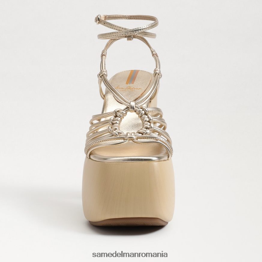 Sam Edelman încălţăminte frunza de aur femei gia platformă toc HN448Z697