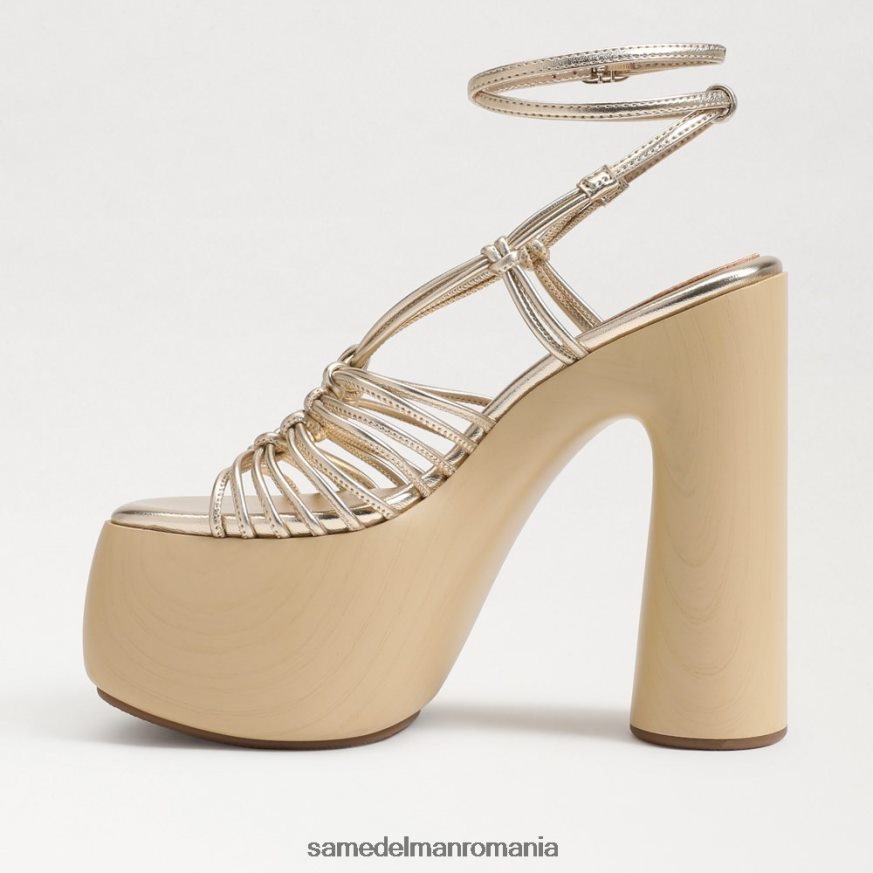 Sam Edelman încălţăminte frunza de aur femei gia platformă toc HN448Z697