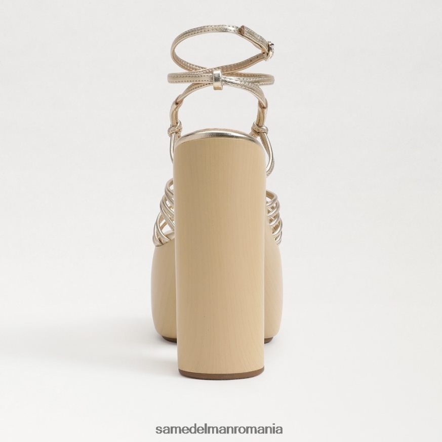 Sam Edelman încălţăminte frunza de aur femei gia platformă toc HN448Z697