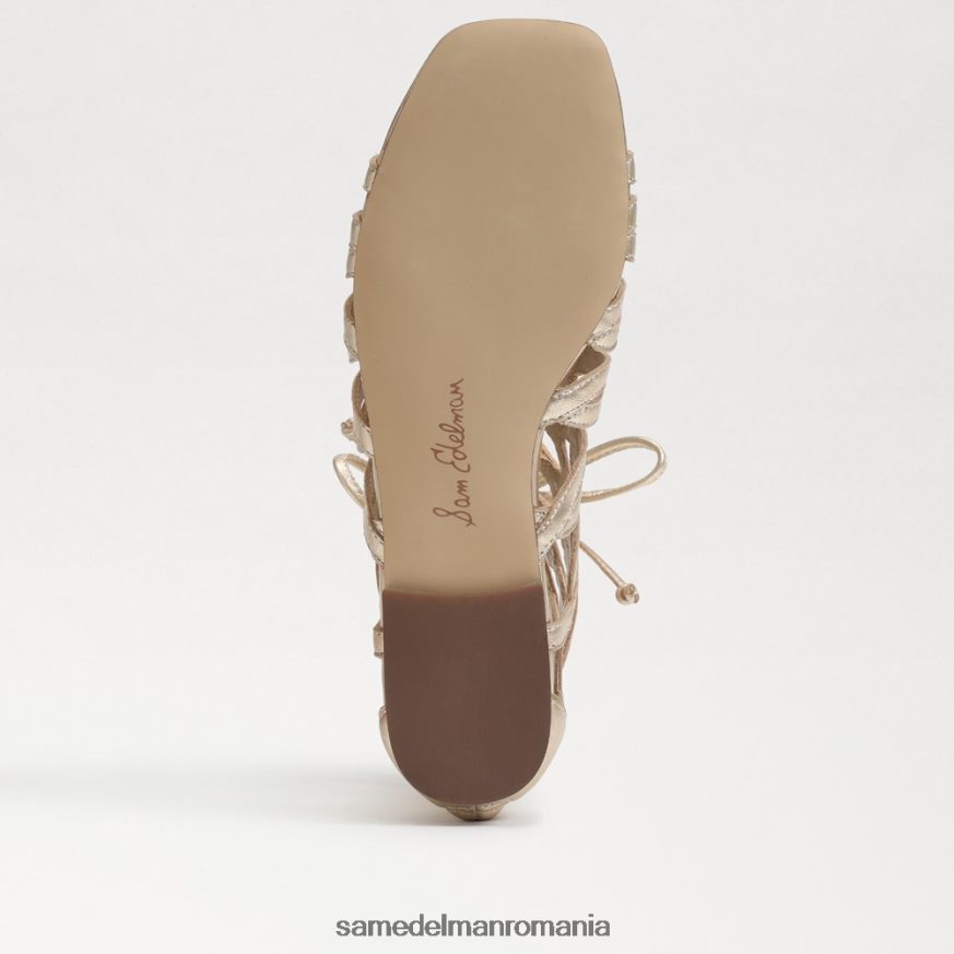 Sam Edelman încălţăminte frunza de aur femei lara gladiator sandal HN448Z945