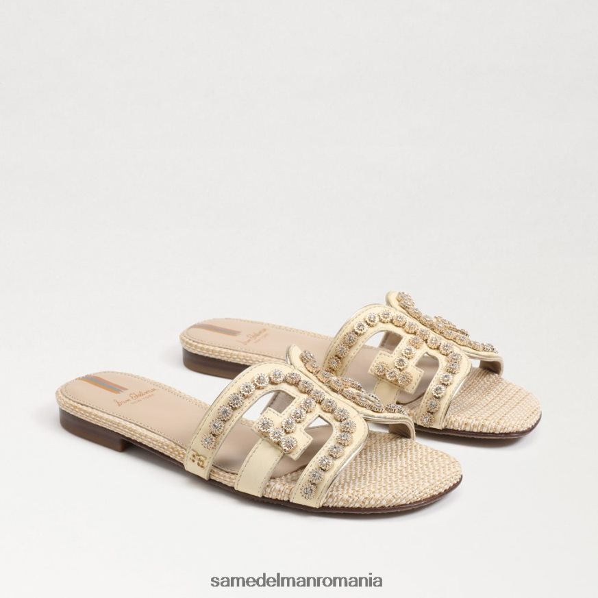 Sam Edelman încălţăminte grâu albit femei sandală de alunecare bay fleur HN448Z624