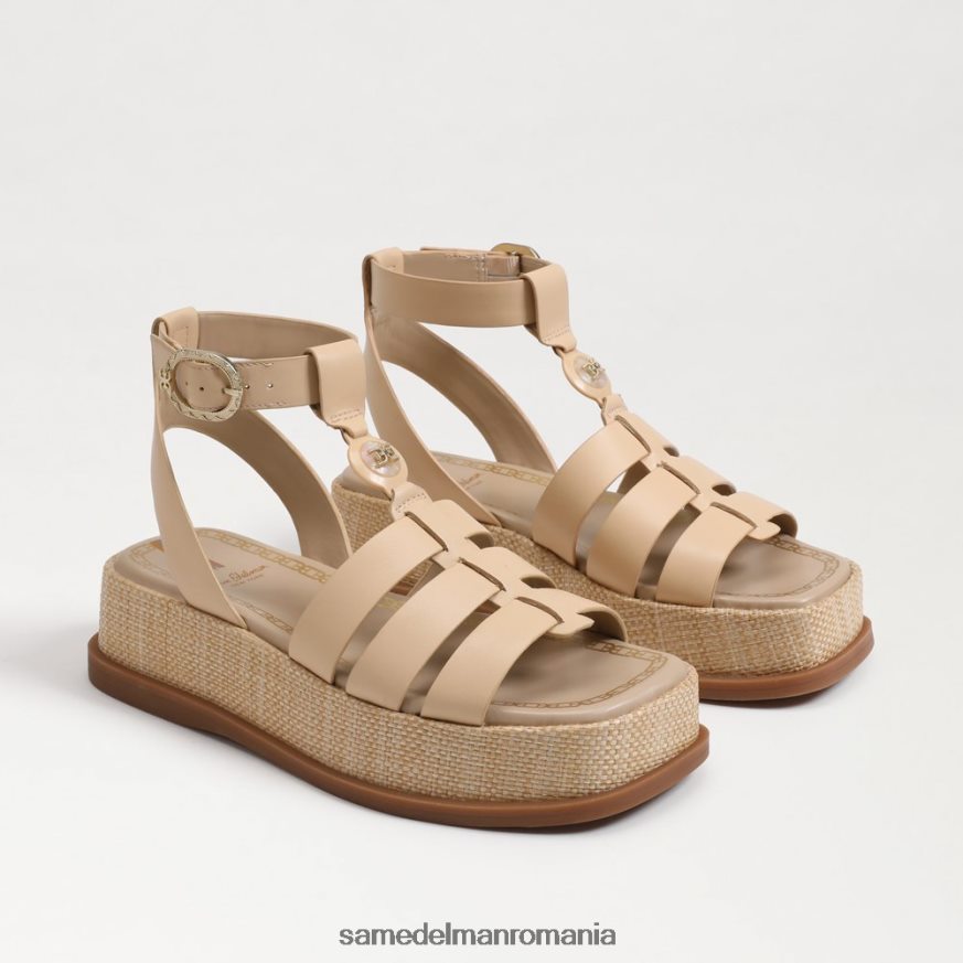 Sam Edelman încălţăminte grâu albit femei sandală gladiator cu platformă naima HN448Z944
