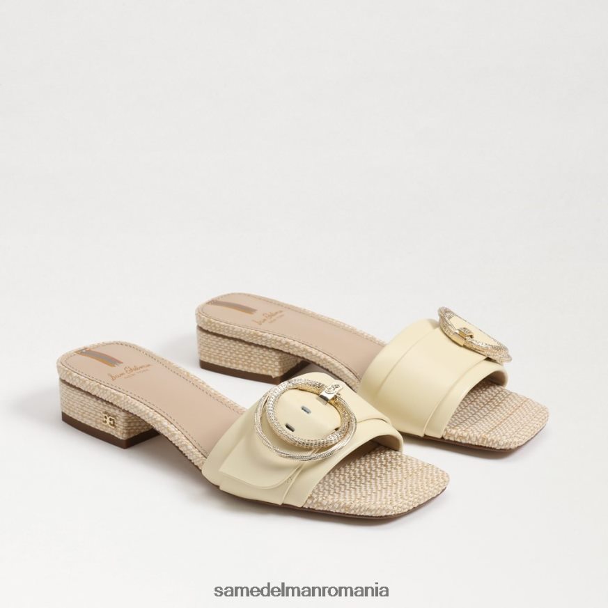 Sam Edelman încălţăminte grâu albit femei sandale delfi slide HN448Z705