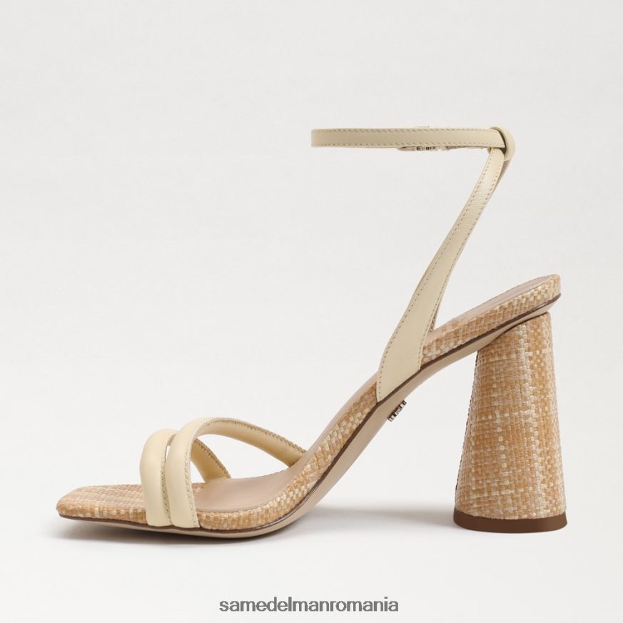 Sam Edelman încălţăminte grâu albit femei sandale kia cu toc bloc HN448Z108