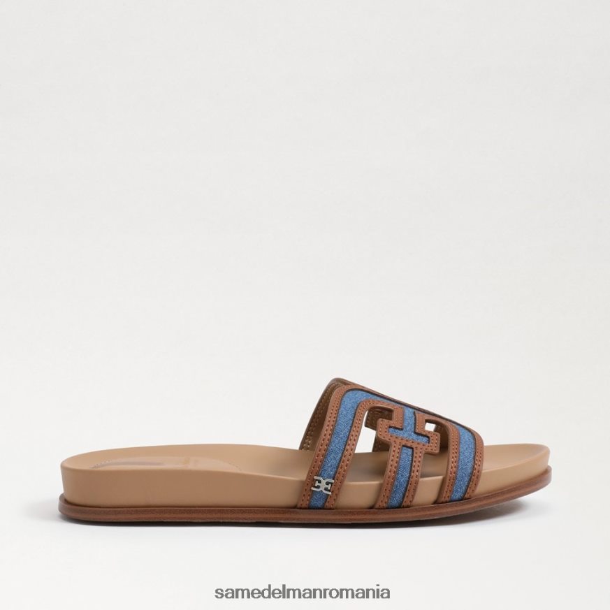 Sam Edelman încălţăminte indigo spălat femei sandale multi slide netie HN448Z425