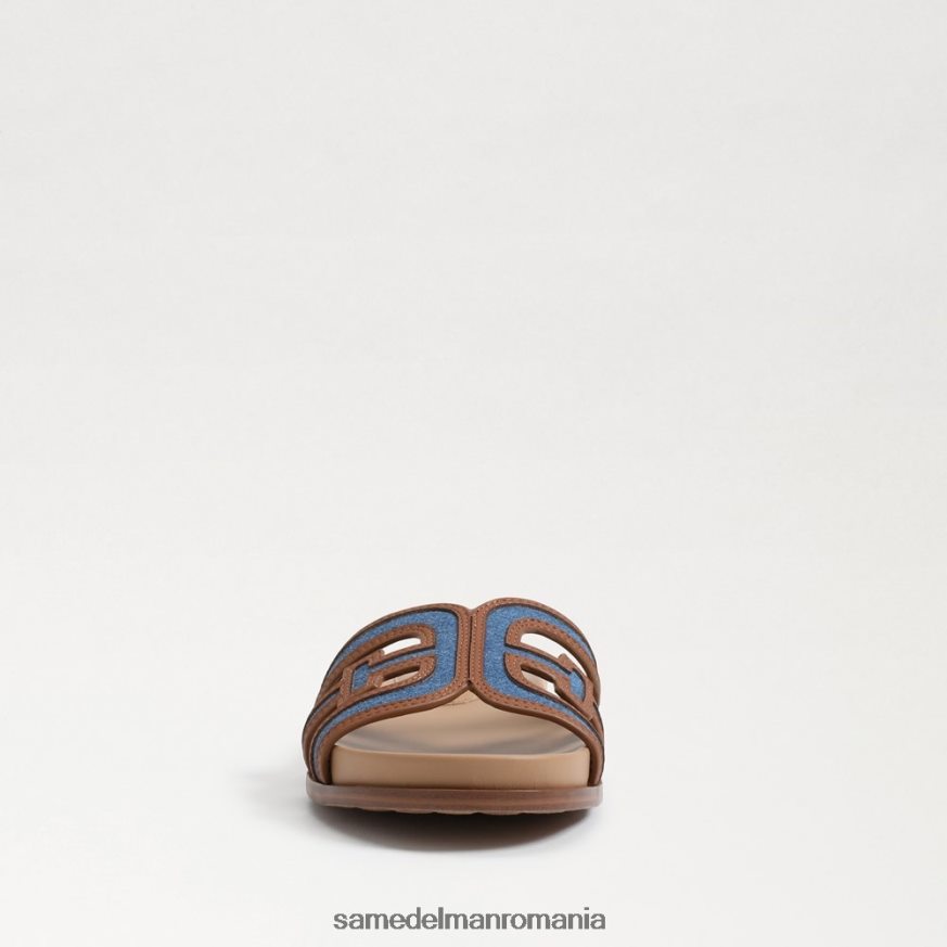 Sam Edelman încălţăminte indigo spălat femei sandale multi slide netie HN448Z425
