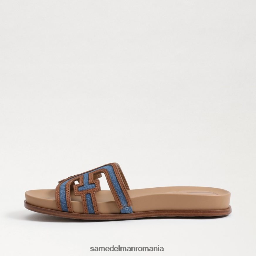 Sam Edelman încălţăminte indigo spălat femei sandale multi slide netie HN448Z425