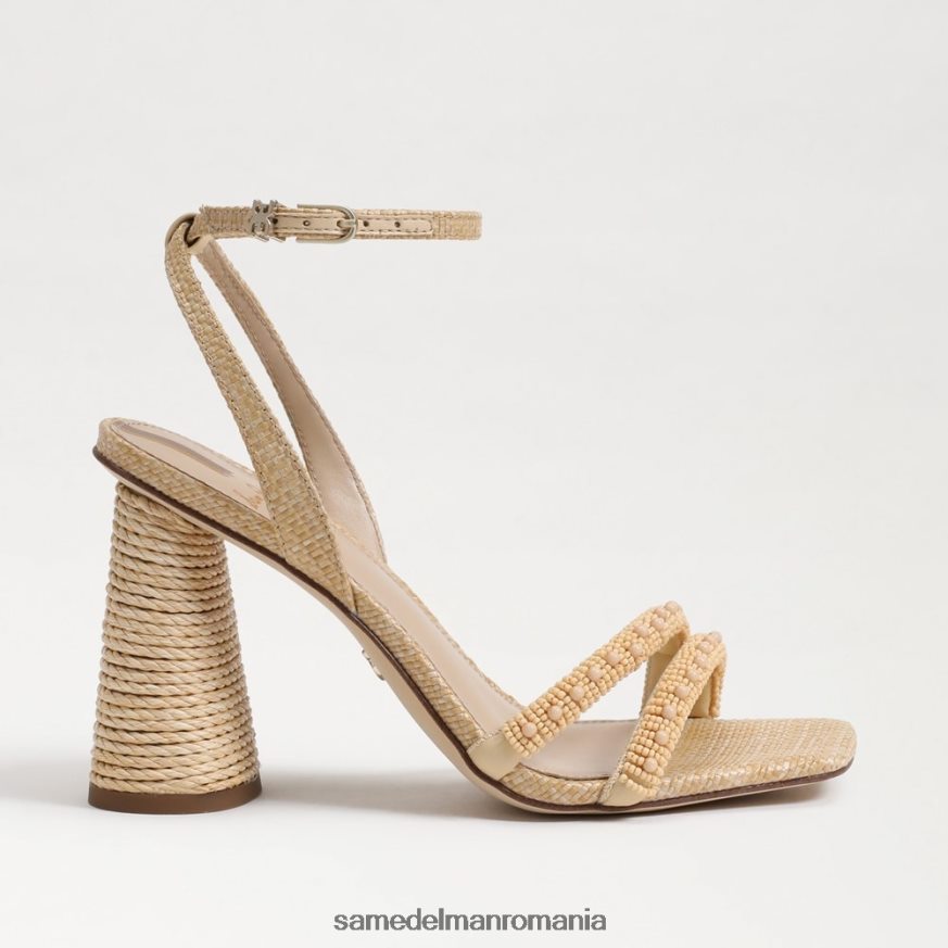 Sam Edelman încălţăminte lemn de fag albit femei sandale cu toc bloc cu margele kia HN448Z491