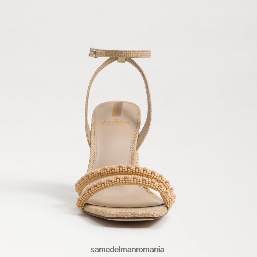 Sam Edelman încălţăminte lemn de fag albit femei sandale cu toc bloc cu margele kia HN448Z491