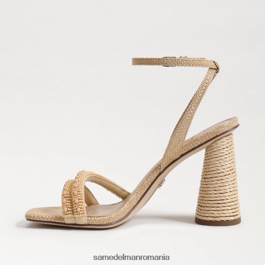 Sam Edelman încălţăminte lemn de fag albit femei sandale cu toc bloc cu margele kia HN448Z491