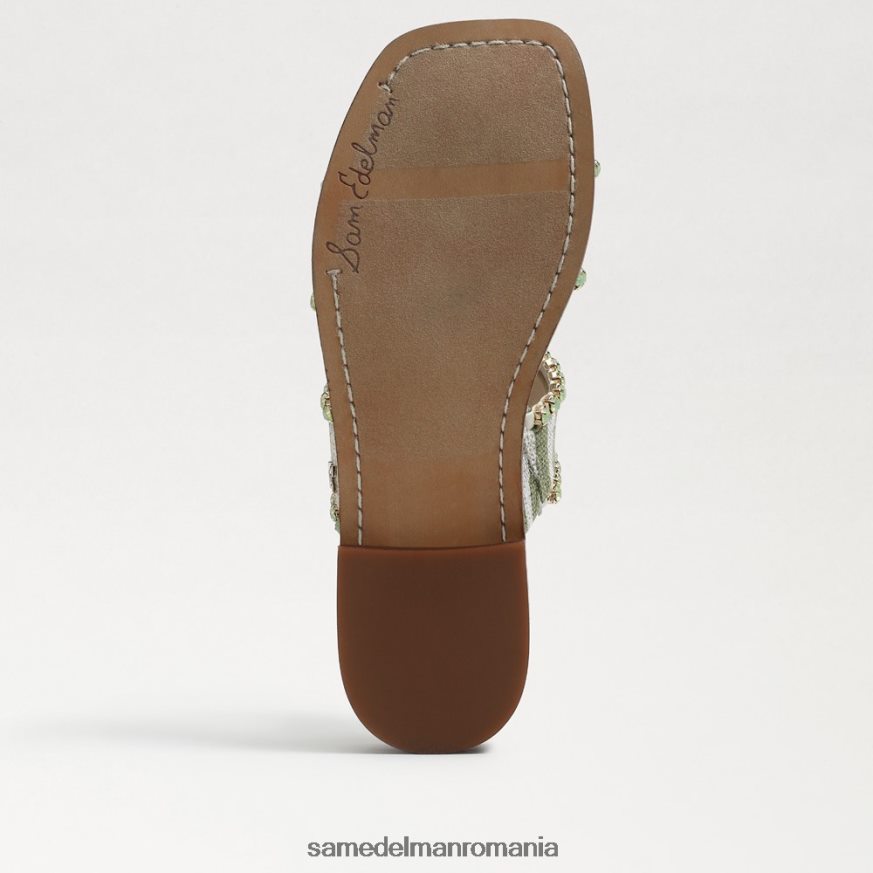 Sam Edelman încălţăminte lenjerie de ferigă/zebră naturală femei sandală hopie slide HN448Z821