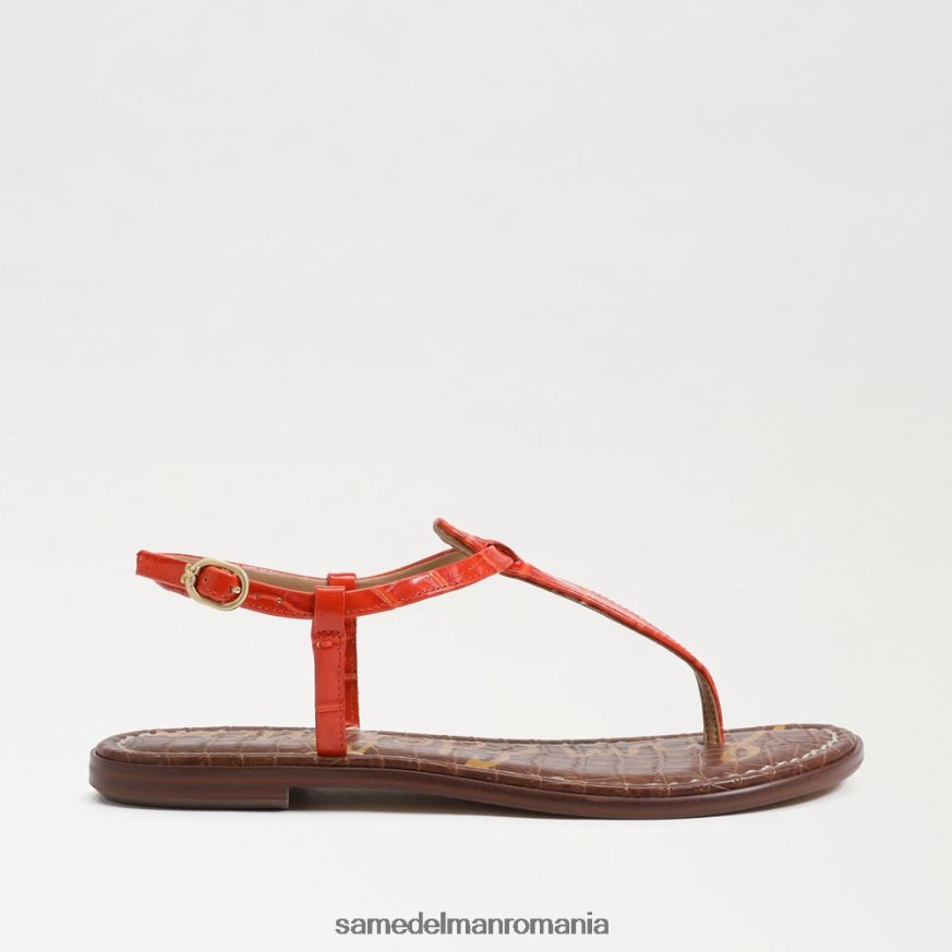 Sam Edelman încălţăminte mac portocaliu femei sandale gigi tanga HN448Z225