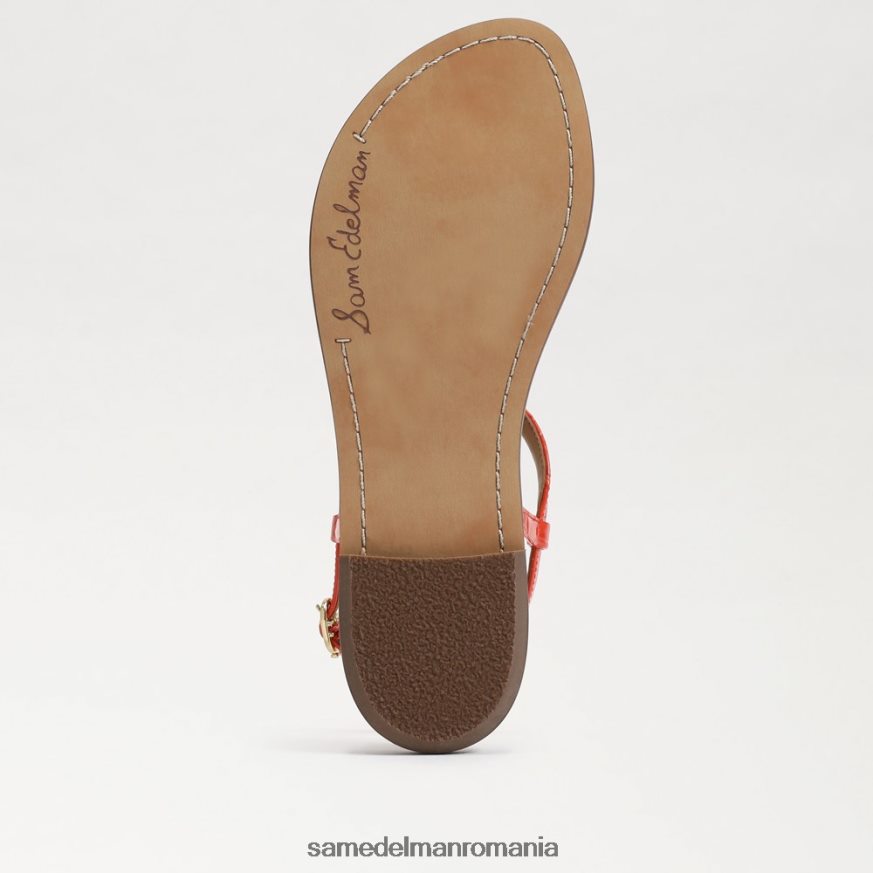 Sam Edelman încălţăminte mac portocaliu femei sandale gigi tanga HN448Z225