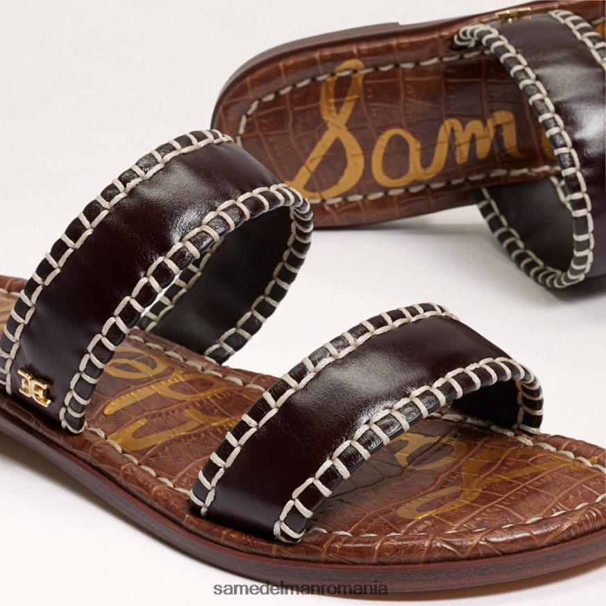 Sam Edelman încălţăminte maro inchis femei sandală ginna slide HN448Z263