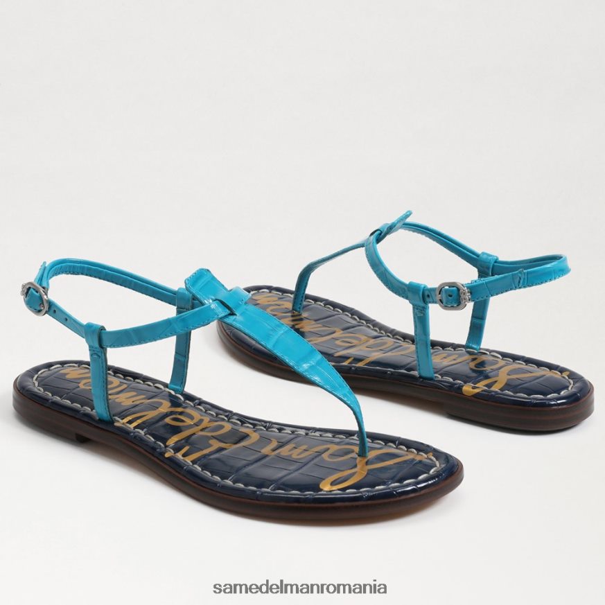 Sam Edelman încălţăminte milos albastru femei sandale gigi tanga HN448Z226
