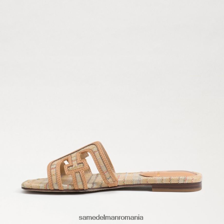 Sam Edelman încălţăminte multi rafie naturala femei sandale cu slide multicolor bay HN448Z591