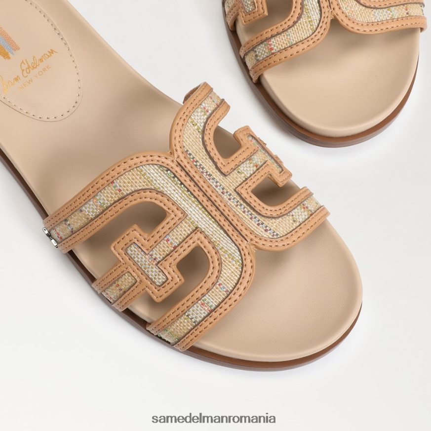 Sam Edelman încălţăminte multi rafie naturala femei sandale multi slide netie HN448Z424