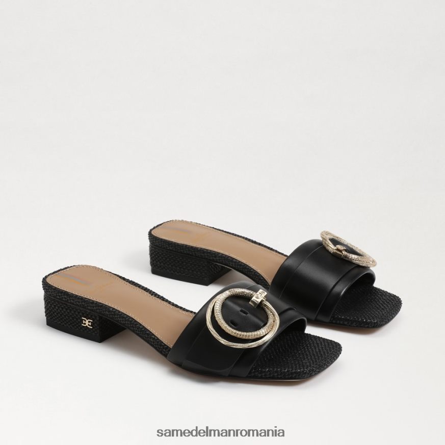 Sam Edelman încălţăminte negru femei sandale delfi slide HN448Z703