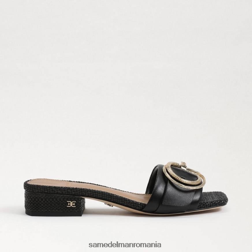 Sam Edelman încălţăminte negru femei sandale delfi slide HN448Z703