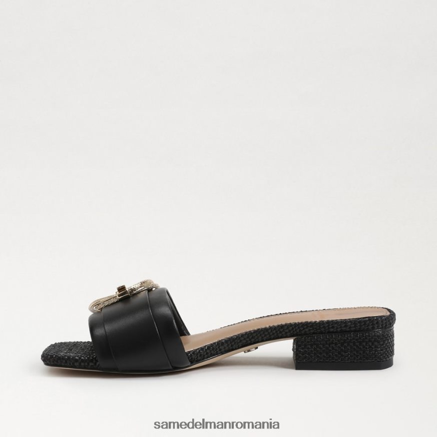 Sam Edelman încălţăminte negru femei sandale delfi slide HN448Z703