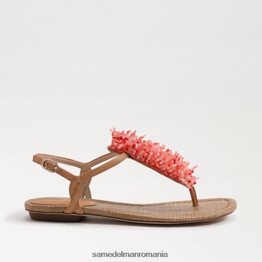 Sam Edelman încălţăminte nisip natural femei brinda sandale tanga HN448Z728