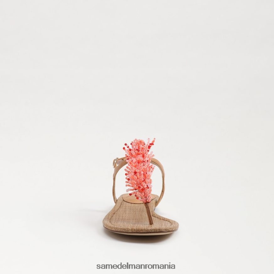 Sam Edelman încălţăminte nisip natural femei brinda sandale tanga HN448Z728