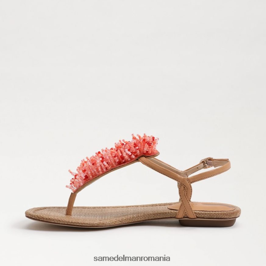 Sam Edelman încălţăminte nisip natural femei brinda sandale tanga HN448Z728
