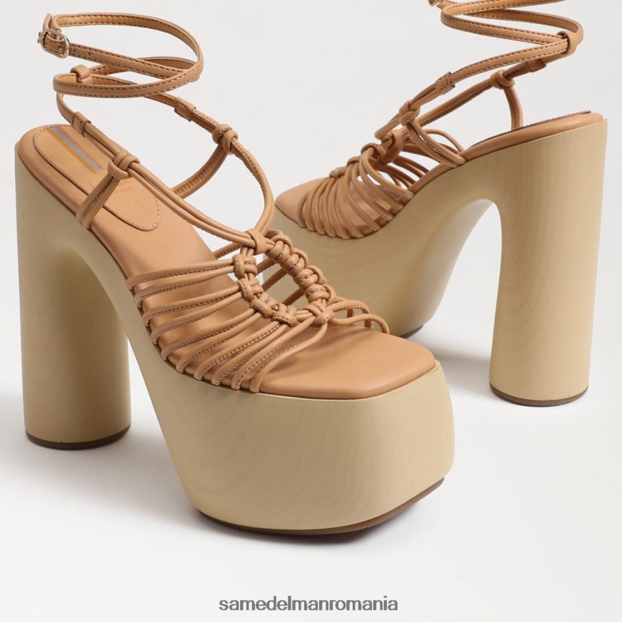 Sam Edelman încălţăminte nisip natural femei gia platformă toc HN448Z699